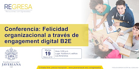 Imagen principal de Felicidad Organizacional a través de engagement digital B2E