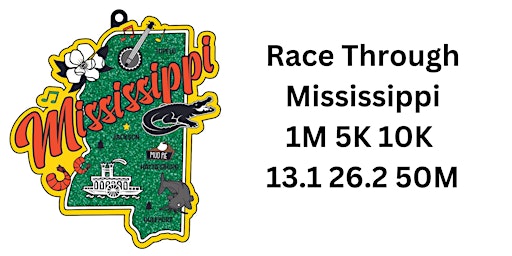 Imagem principal de Thru Mississippi 1M 5K 10K 13.1 26.2 -Now only $12!