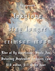 Image principale de Foxglove/Stay Longer/Crimson Moon