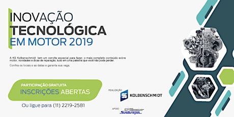 Imagem principal do evento Inovação Tecnológica em Motor 2019 - São José dos Campos
