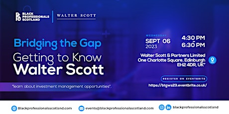 Bridging the Gap: Getting to Know Walter Scott and Investment Management primary image