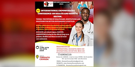 International Empowerment Conference on health and medical sector.