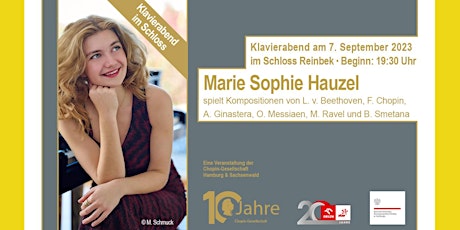 Hauptbild für Klavierabend mit Marie Sophie Hauzel