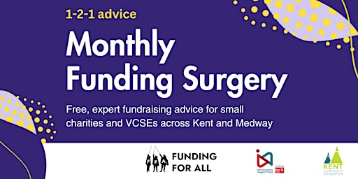 Primaire afbeelding van Monthly Funding Surgery