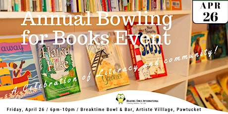 4th Annual Bowling for Books Event primary image
