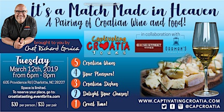 Croatian Wine and Food Pairing primary image
