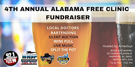 4th Annual Alabama Free Clinic Fundraiser primary image
