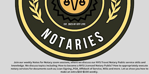 Imagem principal do evento Free Notes for Notaries