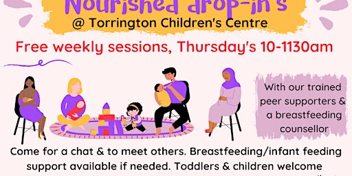 Nourished drop-in Torrington (breastfeeding & infant feeding support) primary image