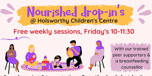 Primaire afbeelding van Nourished Drop-in Holsworthy (Children's Centre - feeding support )