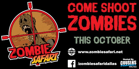 Imagem principal do evento Zombie Safari Dallas - The Zombie Hunt- NOV 4th -