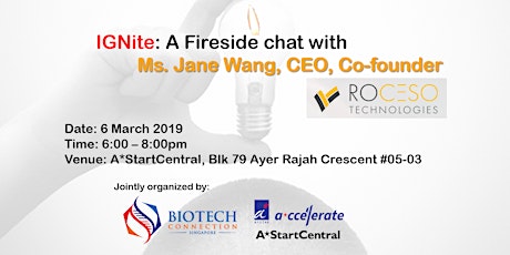 IGNite: A Fireside Chat with Ms Jane Wang, CEO and Co-founder of Roceso Technologies
