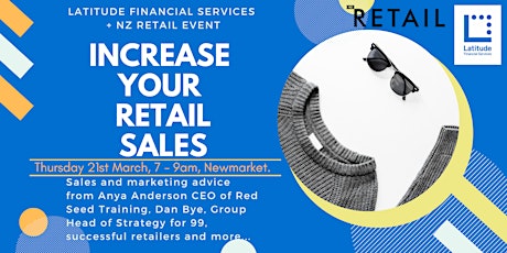 'Increase Your Retail Sales' - A sales and marketing event with NZ Retail magazine primary image