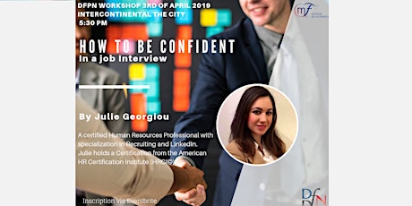 Workshop -  How to be confident for a job interview primary image