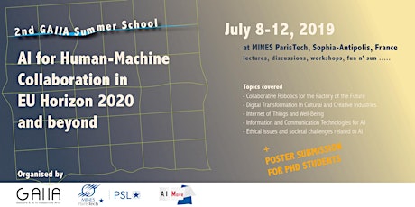 Image principale de Summer School AI for Human-Machine Collaboration in EU Horizon 2020 and beyond