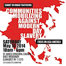 Summit on Human Trafficking:Communities Mobilizing Against ModernDaySlavery primary image