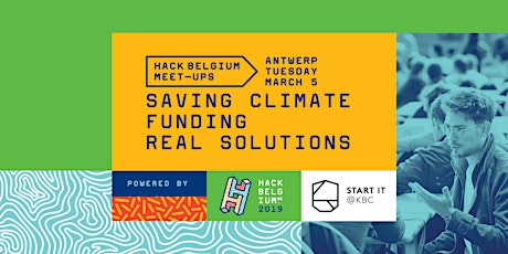 Saving climate: funding real solutions • Powered by Hack Belgium primary image