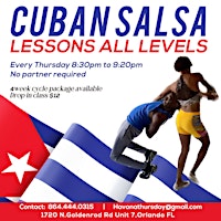 Imagen principal de Casino ( Salsa Cubana) Dance Class - Orlando