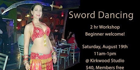 Intro to Belly Dance Sword Workshop primary image