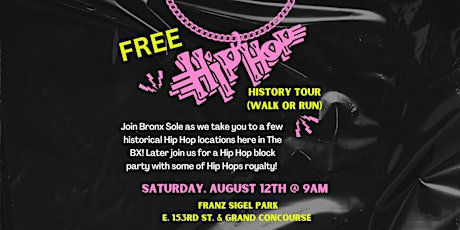 Imagen principal de Bronx Sole's Hip Hop History Run & Walk