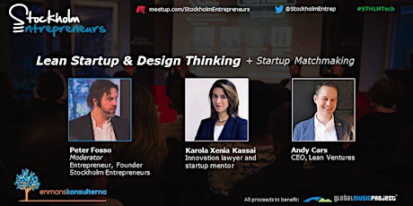 Lean Startup & Design Thinking (+ Startup Matchmaking!) primary image