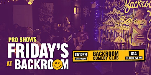 Imagem principal de 8PM Friday Pro & Hilarious Stand-up | Comedy Kickoff  & Laughs guaranteed