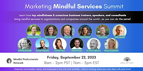 Marketing Mindful Services Summit primary image