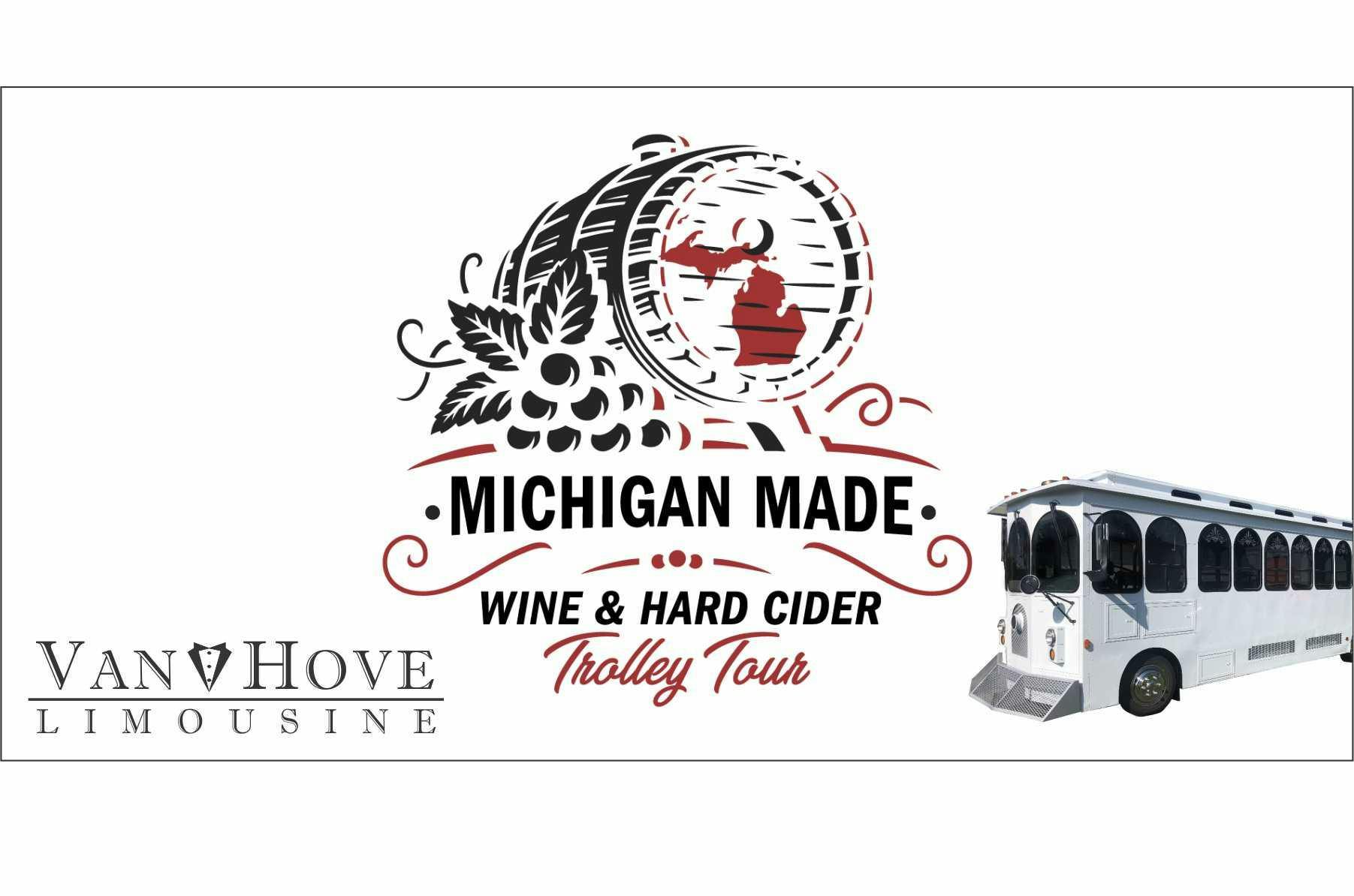 Michigan Made Wine & Hard Cider Trolley / Bus Tour From Mt. Clemens
