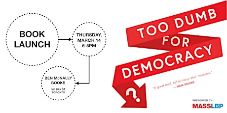 Too Dumb for Democracy? David Moscrop in Conversation with Peter MacLeod primary image