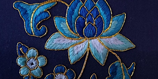 Chinese Silk and Gold Embroidery primary image