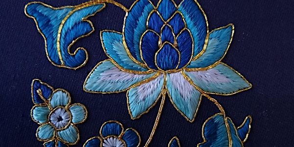 Chinese Silk and Gold Embroidery