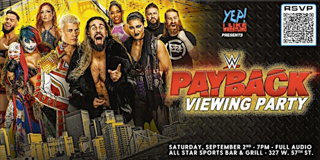WWE Payback Viewing Party @ All Stars Sports Bar & Grill primary image