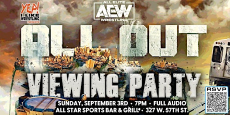 AEW ALL OUT Viewing Party @ All Stars Sports Bar & Grill primary image