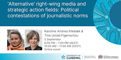 Imagem principal do evento ‘Alternative’ right-wing media and strategic action fields