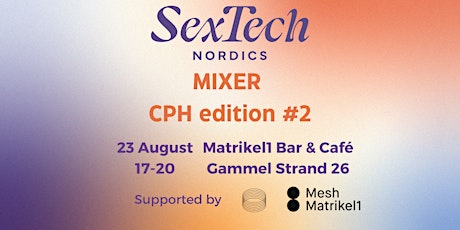 SexTech Mixer - Copenhagen edition #2  primärbild