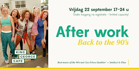 Primaire afbeelding van King George After Work: Back to the 90's