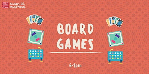 Uni Hall Board Games¦ Gemau Bwrdd Neuadd y Brifysgol primary image