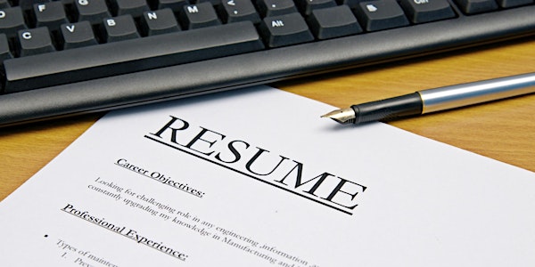 Resume Writing and Personal Branding Workshop from 5:00 PM - 6:00 PM