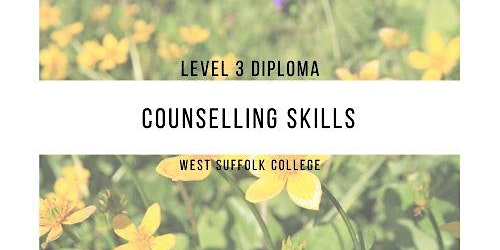 Level 3 Diploma in Counselling Skills (23-24) primary image