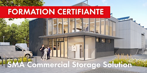 Formation certifiante : SMA Commercial Storage