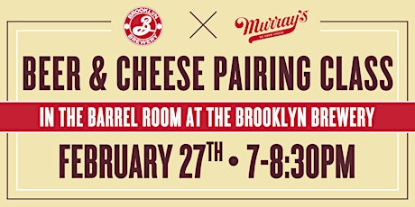 NYC Beer Week: Murray's Cheese Pairing Class primary image