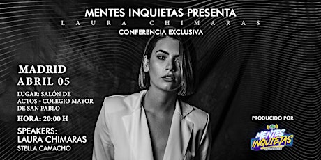 Imagen principal de Mentes Inquietas Producciones Presenta: Laura Chimaras