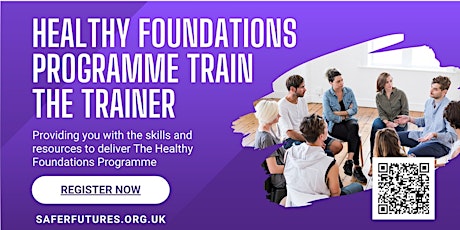 Primaire afbeelding van Healthy Relationships  Foundation Programme 'Train the trainer'