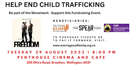 Sound of Freedom Movie Fundraiser to end Child Trafficking primary image