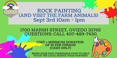 Rock Painting and Open Hours at the Farm  primärbild