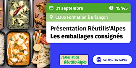 Imagem principal do evento Présentation Réutilis'Alpes : les emballages consignés I BRIANCON