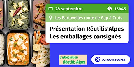 Imagem principal do evento Présentation Réutilis'Alpes : les emballages consignés I CROTS