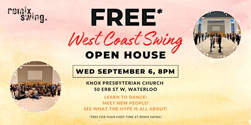 Imagem principal do evento FREE West Coast Swing Dance Class!