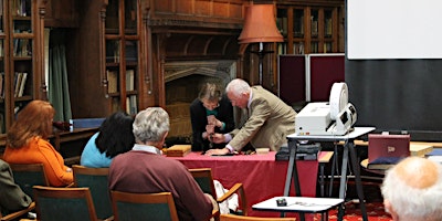 Hauptbild für Rare book conservation and history talks