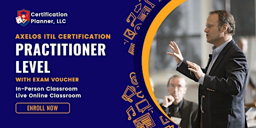 Hauptbild für NEW ITIL Practitioner Level Certification with Exam Training  in Irvine